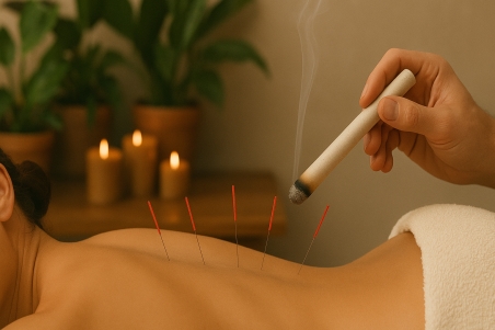 Sessão Acupuntura + Moxabastão